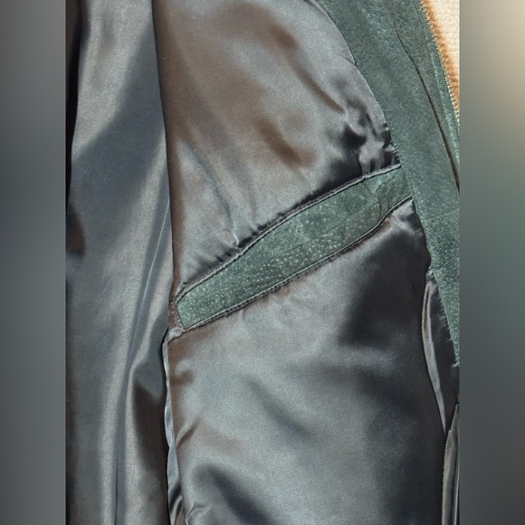 VINTAGE Disney Tigger 1968 Suede Varsity Bomber Jacket Men’s Green/Black - Med - Picture 10 of 13